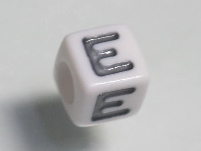 TOKO-BEADS P006-5-E Alphabet (E) 7mm P006-5-E アルファベット（E） 7mm Asian bead & African bead  Handmade,Lampeork,bead,asia,india,ethnic,parts,accessory,beads とんぼ玉,ビーズ,トンボ玉,アジア,インド,エスニック,手作り,パーツ,アクセサリー