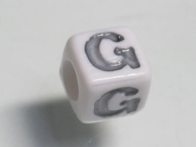TOKO-BEADS P006-5-G Alphabet (G) 7mm P006-5-G アルファベット（G） 7mm Asian bead & African bead  Handmade,Lampeork,bead,asia,india,ethnic,parts,accessory,beads とんぼ玉,ビーズ,トンボ玉,アジア,インド,エスニック,手作り,パーツ,アクセサリー