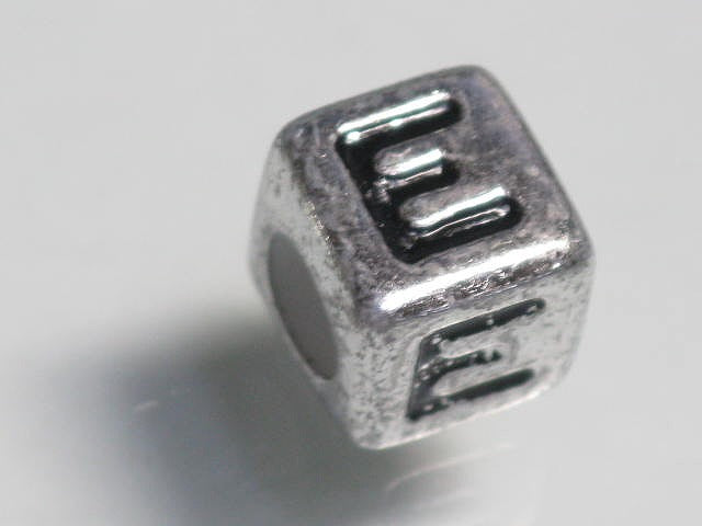 TOKO-BEADS P007-1-E Alphabet (E) 7mm P007-1-E アルファベット（E） 7mm Asian bead & African bead  Handmade,Lampeork,bead,asia,india,ethnic,parts,accessory,beads とんぼ玉,ビーズ,トンボ玉,アジア,インド,エスニック,手作り,パーツ,アクセサリー