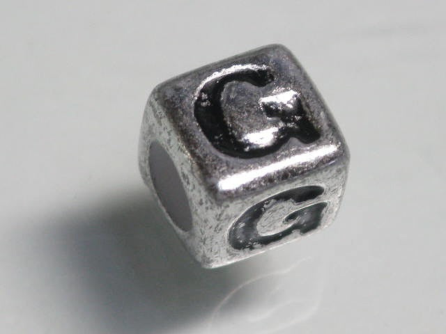 TOKO-BEADS P007-1-G Alphabet (G) 7mm P007-1-G アルファベット（G） 7mm Asian bead & African bead  Handmade,Lampeork,bead,asia,india,ethnic,parts,accessory,beads とんぼ玉,ビーズ,トンボ玉,アジア,インド,エスニック,手作り,パーツ,アクセサリー