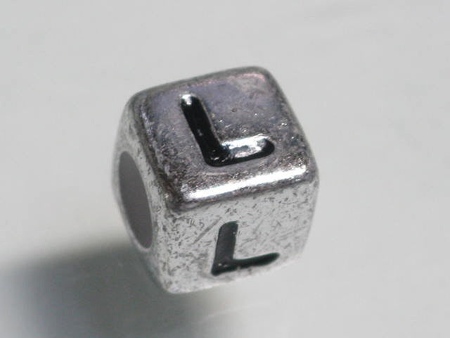 TOKO-BEADS P007-1-L Alphabet (L) 7mm P007-1-L アルファベット（L） 7mm Asian bead & African bead  Handmade,Lampeork,bead,asia,india,ethnic,parts,accessory,beads とんぼ玉,ビーズ,トンボ玉,アジア,インド,エスニック,手作り,パーツ,アクセサリー