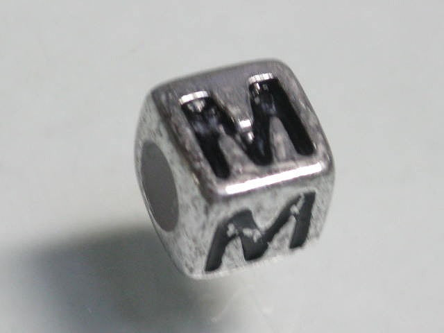 TOKO-BEADS P007-1-M Alphabet (M) 7mm P007-1-M アルファベット（M） 7mm Asian bead & African bead  Handmade,Lampeork,bead,asia,india,ethnic,parts,accessory,beads とんぼ玉,ビーズ,トンボ玉,アジア,インド,エスニック,手作り,パーツ,アクセサリー