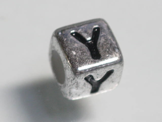 TOKO-BEADS P007-1-Y Alphabet (Y) 7mm P007-1-Y アルファベット（Y） 7mm Asian bead & African bead  Handmade,Lampeork,bead,asia,india,ethnic,parts,accessory,beads とんぼ玉,ビーズ,トンボ玉,アジア,インド,エスニック,手作り,パーツ,アクセサリー