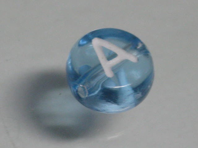 TOKO-BEADS P008-1-A Alphabet (A) 7mm P008-1-A アルファベット（A） 7mm Asian bead & African bead  Handmade,Lampeork,bead,asia,india,ethnic,parts,accessory,beads とんぼ玉,ビーズ,トンボ玉,アジア,インド,エスニック,手作り,パーツ,アクセサリー