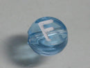 TOKO-BEADS P008-1-F Alphabet (F) 7mm P008-1-F アルファベット（F） 7mm Asian bead & African bead  Handmade,Lampeork,bead,asia,india,ethnic,parts,accessory,beads とんぼ玉,ビーズ,トンボ玉,アジア,インド,エスニック,手作り,パーツ,アクセサリー