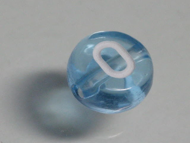 TOKO-BEADS P008-1-O Alphabet (O) 7mm P008-1-O アルファベット（O） 7mm Asian bead & African bead  Handmade,Lampeork,bead,asia,india,ethnic,parts,accessory,beads とんぼ玉,ビーズ,トンボ玉,アジア,インド,エスニック,手作り,パーツ,アクセサリー