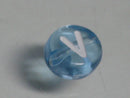 TOKO-BEADS P008-1-V Alphabet (V) 7mm P008-1-V アルファベット（V） 7mm Asian bead & African bead  Handmade,Lampeork,bead,asia,india,ethnic,parts,accessory,beads とんぼ玉,ビーズ,トンボ玉,アジア,インド,エスニック,手作り,パーツ,アクセサリー