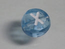 TOKO-BEADS P008-1-X Alphabet (X) 7mm P008-1-X アルファベット（X） 7mm Asian bead & African bead  Handmade,Lampeork,bead,asia,india,ethnic,parts,accessory,beads とんぼ玉,ビーズ,トンボ玉,アジア,インド,エスニック,手作り,パーツ,アクセサリー