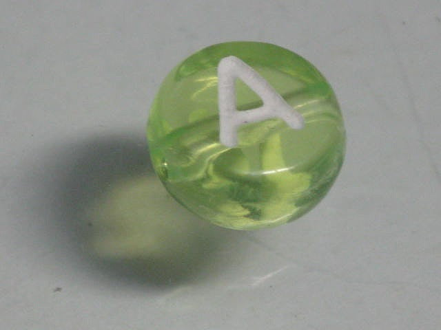 TOKO-BEADS P008-2-A Alphabet (A) 7mm P008-2-A アルファベット（A） 7mm Asian bead & African bead  Handmade,Lampeork,bead,asia,india,ethnic,parts,accessory,beads とんぼ玉,ビーズ,トンボ玉,アジア,インド,エスニック,手作り,パーツ,アクセサリー