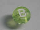 TOKO-BEADS P008-2-B Alphabet (B) 7mm P008-2-B アルファベット（B） 7mm Asian bead & African bead  Handmade,Lampeork,bead,asia,india,ethnic,parts,accessory,beads とんぼ玉,ビーズ,トンボ玉,アジア,インド,エスニック,手作り,パーツ,アクセサリー