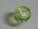 TOKO-BEADS P008-2-L Alphabet (L) 7mm P008-2-L アルファベット（L） 7mm Asian bead & African bead  Handmade,Lampeork,bead,asia,india,ethnic,parts,accessory,beads とんぼ玉,ビーズ,トンボ玉,アジア,インド,エスニック,手作り,パーツ,アクセサリー