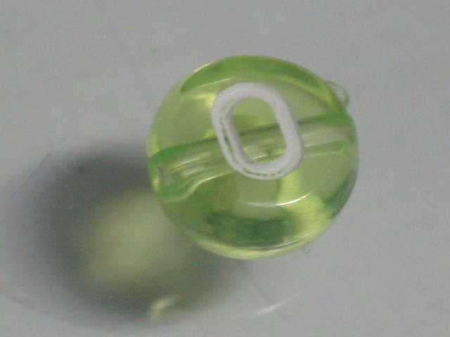 TOKO-BEADS P008-2-O Alphabet (O) 7mm P008-2-O アルファベット（O） 7mm Asian bead & African bead  Handmade,Lampeork,bead,asia,india,ethnic,parts,accessory,beads とんぼ玉,ビーズ,トンボ玉,アジア,インド,エスニック,手作り,パーツ,アクセサリー
