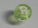 TOKO-BEADS P008-2-R Alphabet (R) 7mm P008-2-R アルファベット（R） 7mm Asian bead & African bead  Handmade,Lampeork,bead,asia,india,ethnic,parts,accessory,beads とんぼ玉,ビーズ,トンボ玉,アジア,インド,エスニック,手作り,パーツ,アクセサリー