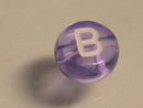 TOKO-BEADS P008-3-B Alphabet (B) 7mm P008-3-B アルファベット（B） 7mm Asian bead & African bead  Handmade,Lampeork,bead,asia,india,ethnic,parts,accessory,beads とんぼ玉,ビーズ,トンボ玉,アジア,インド,エスニック,手作り,パーツ,アクセサリー