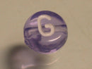 TOKO-BEADS P008-3-G Alphabet (G) 7mm P008-3-G アルファベット（G） 7mm Asian bead & African bead  Handmade,Lampeork,bead,asia,india,ethnic,parts,accessory,beads とんぼ玉,ビーズ,トンボ玉,アジア,インド,エスニック,手作り,パーツ,アクセサリー
