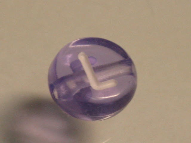 TOKO-BEADS P008-3-L Alphabet (L) 7mm P008-3-L アルファベット（L） 7mm Asian bead & African bead  Handmade,Lampeork,bead,asia,india,ethnic,parts,accessory,beads とんぼ玉,ビーズ,トンボ玉,アジア,インド,エスニック,手作り,パーツ,アクセサリー