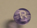TOKO-BEADS P008-3-R Alphabet (R) 7mm P008-3-R アルファベット（R） 7mm Asian bead & African bead  Handmade,Lampeork,bead,asia,india,ethnic,parts,accessory,beads とんぼ玉,ビーズ,トンボ玉,アジア,インド,エスニック,手作り,パーツ,アクセサリー