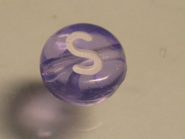 TOKO-BEADS P008-3-S Alphabet (S) 7mm P008-3-S アルファベット（S） 7mm Asian bead & African bead  Handmade,Lampeork,bead,asia,india,ethnic,parts,accessory,beads とんぼ玉,ビーズ,トンボ玉,アジア,インド,エスニック,手作り,パーツ,アクセサリー