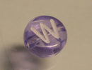 TOKO-BEADS P008-3-W Alphabet (W) 7mm P008-3-W アルファベット（W） 7mm Asian bead & African bead  Handmade,Lampeork,bead,asia,india,ethnic,parts,accessory,beads とんぼ玉,ビーズ,トンボ玉,アジア,インド,エスニック,手作り,パーツ,アクセサリー