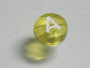 TOKO-BEADS P008-4-A Alphabet (A) 7mm P008-4-A アルファベット（A） 7mm Asian bead & African bead  Handmade,Lampeork,bead,asia,india,ethnic,parts,accessory,beads とんぼ玉,ビーズ,トンボ玉,アジア,インド,エスニック,手作り,パーツ,アクセサリー