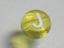 TOKO-BEADS P008-4-J Alphabet (J) 7mm P008-4-J アルファベット（J） 7mm Asian bead & African bead  Handmade,Lampeork,bead,asia,india,ethnic,parts,accessory,beads とんぼ玉,ビーズ,トンボ玉,アジア,インド,エスニック,手作り,パーツ,アクセサリー