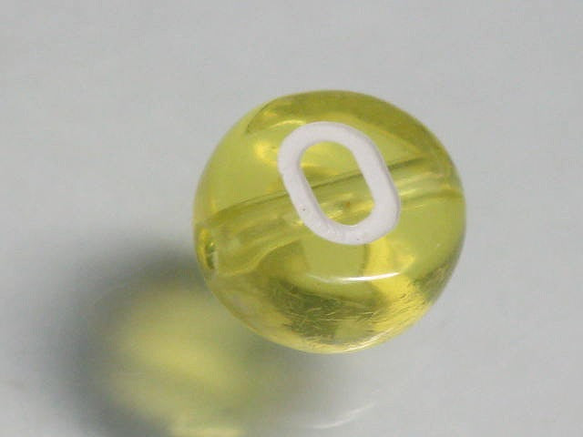 TOKO-BEADS P008-4-O Alphabet (O) 7mm P008-4-O アルファベット（O） 7mm Asian bead & African bead  Handmade,Lampeork,bead,asia,india,ethnic,parts,accessory,beads とんぼ玉,ビーズ,トンボ玉,アジア,インド,エスニック,手作り,パーツ,アクセサリー