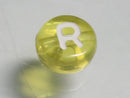 TOKO-BEADS P008-4-R Alphabet (R) 7mm P008-4-R アルファベット（R） 7mm Asian bead & African bead  Handmade,Lampeork,bead,asia,india,ethnic,parts,accessory,beads とんぼ玉,ビーズ,トンボ玉,アジア,インド,エスニック,手作り,パーツ,アクセサリー