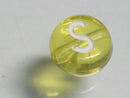 TOKO-BEADS P008-4-S Alphabet (S) 7mm P008-4-S アルファベット（S） 7mm Asian bead & African bead  Handmade,Lampeork,bead,asia,india,ethnic,parts,accessory,beads とんぼ玉,ビーズ,トンボ玉,アジア,インド,エスニック,手作り,パーツ,アクセサリー