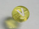 TOKO-BEADS P008-4-V Alphabet (V) 7mm P008-4-V アルファベット（V） 7mm Asian bead & African bead  Handmade,Lampeork,bead,asia,india,ethnic,parts,accessory,beads とんぼ玉,ビーズ,トンボ玉,アジア,インド,エスニック,手作り,パーツ,アクセサリー