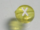 TOKO-BEADS P008-4-X Alphabet (X) 7mm P008-4-X アルファベット（X） 7mm Asian bead & African bead  Handmade,Lampeork,bead,asia,india,ethnic,parts,accessory,beads とんぼ玉,ビーズ,トンボ玉,アジア,インド,エスニック,手作り,パーツ,アクセサリー