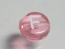TOKO-BEADS P008-5-F Alphabet (F) 7mm P008-5-F アルファベット（F） 7mm Asian bead & African bead  Handmade,Lampeork,bead,asia,india,ethnic,parts,accessory,beads とんぼ玉,ビーズ,トンボ玉,アジア,インド,エスニック,手作り,パーツ,アクセサリー