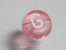 TOKO-BEADS P008-5-G Alphabet (G) 7mm P008-5-G アルファベット（G） 7mm Asian bead & African bead  Handmade,Lampeork,bead,asia,india,ethnic,parts,accessory,beads とんぼ玉,ビーズ,トンボ玉,アジア,インド,エスニック,手作り,パーツ,アクセサリー