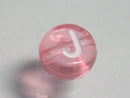 TOKO-BEADS P008-5-J Alphabet (J) 7mm P008-5-J アルファベット（J） 7mm Asian bead & African bead  Handmade,Lampeork,bead,asia,india,ethnic,parts,accessory,beads とんぼ玉,ビーズ,トンボ玉,アジア,インド,エスニック,手作り,パーツ,アクセサリー