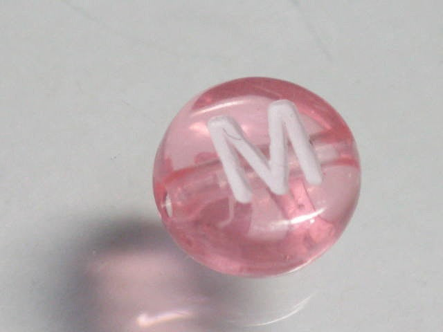 TOKO-BEADS P008-5-M Alphabet (M) 7mm P008-5-M アルファベット（M） 7mm Asian bead & African bead  Handmade,Lampeork,bead,asia,india,ethnic,parts,accessory,beads とんぼ玉,ビーズ,トンボ玉,アジア,インド,エスニック,手作り,パーツ,アクセサリー