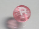TOKO-BEADS P008-5-R Alphabet (R) 7mm P008-5-R アルファベット（R） 7mm Asian bead & African bead  Handmade,Lampeork,bead,asia,india,ethnic,parts,accessory,beads とんぼ玉,ビーズ,トンボ玉,アジア,インド,エスニック,手作り,パーツ,アクセサリー