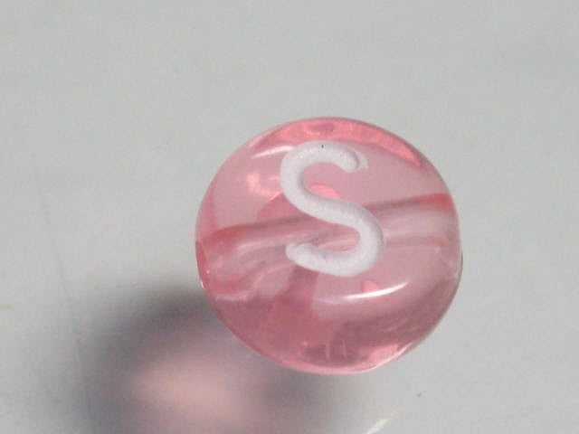 TOKO-BEADS P008-5-S Alphabet (S) 7mm P008-5-S アルファベット（S） 7mm Asian bead & African bead  Handmade,Lampeork,bead,asia,india,ethnic,parts,accessory,beads とんぼ玉,ビーズ,トンボ玉,アジア,インド,エスニック,手作り,パーツ,アクセサリー