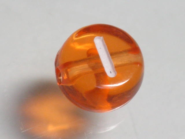 TOKO-BEADS P008-6-I Alphabet (I) 7mm P008-6-I アルファベット（I） 7mm Asian bead & African bead  Handmade,Lampeork,bead,asia,india,ethnic,parts,accessory,beads とんぼ玉,ビーズ,トンボ玉,アジア,インド,エスニック,手作り,パーツ,アクセサリー