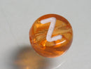 TOKO-BEADS P008-6-Z Alphabet (Z) 7mm P008-6-Z アルファベット（Z） 7mm Asian bead & African bead  Handmade,Lampeork,bead,asia,india,ethnic,parts,accessory,beads とんぼ玉,ビーズ,トンボ玉,アジア,インド,エスニック,手作り,パーツ,アクセサリー