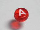 TOKO-BEADS P008-7-A Alphabet (A) 7mm P008-7-A アルファベット（A） 7mm Asian bead & African bead  Handmade,Lampeork,bead,asia,india,ethnic,parts,accessory,beads とんぼ玉,ビーズ,トンボ玉,アジア,インド,エスニック,手作り,パーツ,アクセサリー