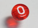 TOKO-BEADS P008-7-O Alphabet (O) 7mm P008-7-O アルファベット（O） 7mm Asian bead & African bead  Handmade,Lampeork,bead,asia,india,ethnic,parts,accessory,beads とんぼ玉,ビーズ,トンボ玉,アジア,インド,エスニック,手作り,パーツ,アクセサリー