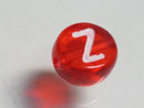 TOKO-BEADS P008-7-Z Alphabet (Z) 7mm P008-7-Z アルファベット（Z） 7mm Asian bead & African bead  Handmade,Lampeork,bead,asia,india,ethnic,parts,accessory,beads とんぼ玉,ビーズ,トンボ玉,アジア,インド,エスニック,手作り,パーツ,アクセサリー