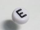 TOKO-BEADS P009-1-E Alphabet (E) 7mm P009-1-E アルファベット（E） 7mm Asian bead & African bead  Handmade,Lampeork,bead,asia,india,ethnic,parts,accessory,beads とんぼ玉,ビーズ,トンボ玉,アジア,インド,エスニック,手作り,パーツ,アクセサリー
