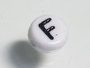 TOKO-BEADS P009-1-F Alphabet (F) 7mm P009-1-F アルファベット（F） 7mm Asian bead & African bead  Handmade,Lampeork,bead,asia,india,ethnic,parts,accessory,beads とんぼ玉,ビーズ,トンボ玉,アジア,インド,エスニック,手作り,パーツ,アクセサリー
