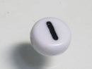 TOKO-BEADS P009-1-I Alphabet (I) 7mm P009-1-I アルファベット（I） 7mm Asian bead & African bead  Handmade,Lampeork,bead,asia,india,ethnic,parts,accessory,beads とんぼ玉,ビーズ,トンボ玉,アジア,インド,エスニック,手作り,パーツ,アクセサリー