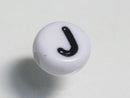 TOKO-BEADS P009-1-J Alphabet (J) 7mm P009-1-J アルファベット（J） 7mm Asian bead & African bead  Handmade,Lampeork,bead,asia,india,ethnic,parts,accessory,beads とんぼ玉,ビーズ,トンボ玉,アジア,インド,エスニック,手作り,パーツ,アクセサリー