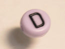 TOKO-BEADS P009-2-D Alphabet (D) 7mm P009-2-D アルファベット（D） 7mm Asian bead & African bead  Handmade,Lampeork,bead,asia,india,ethnic,parts,accessory,beads とんぼ玉,ビーズ,トンボ玉,アジア,インド,エスニック,手作り,パーツ,アクセサリー
