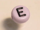 TOKO-BEADS P009-2-E Alphabet (E) 7mm P009-2-E アルファベット（E） 7mm Asian bead & African bead  Handmade,Lampeork,bead,asia,india,ethnic,parts,accessory,beads とんぼ玉,ビーズ,トンボ玉,アジア,インド,エスニック,手作り,パーツ,アクセサリー