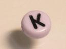 TOKO-BEADS P009-2-K Alphabet (K) 7mm P009-2-K アルファベット（K） 7mm Asian bead & African bead  Handmade,Lampeork,bead,asia,india,ethnic,parts,accessory,beads とんぼ玉,ビーズ,トンボ玉,アジア,インド,エスニック,手作り,パーツ,アクセサリー