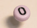 TOKO-BEADS P009-2-O Alphabet (O) 7mm P009-2-O アルファベット（O） 7mm Asian bead & African bead  Handmade,Lampeork,bead,asia,india,ethnic,parts,accessory,beads とんぼ玉,ビーズ,トンボ玉,アジア,インド,エスニック,手作り,パーツ,アクセサリー
