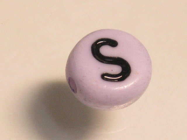 TOKO-BEADS P009-2-S Alphabet (S) 7mm P009-2-S アルファベット（S） 7mm Asian bead & African bead  Handmade,Lampeork,bead,asia,india,ethnic,parts,accessory,beads とんぼ玉,ビーズ,トンボ玉,アジア,インド,エスニック,手作り,パーツ,アクセサリー